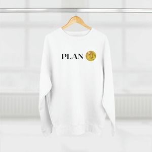 PlanB Bitcoin Crypto Sustainable Crewneck Sweatshirt Sweater